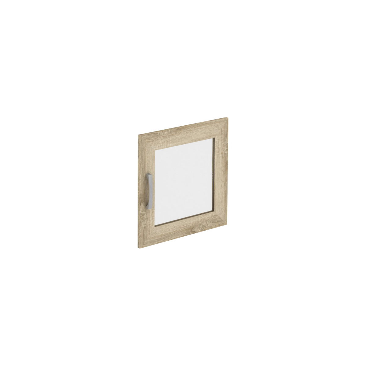 Д911.01 (1 шт.) дверь вставка стекло (444x444x18) 
