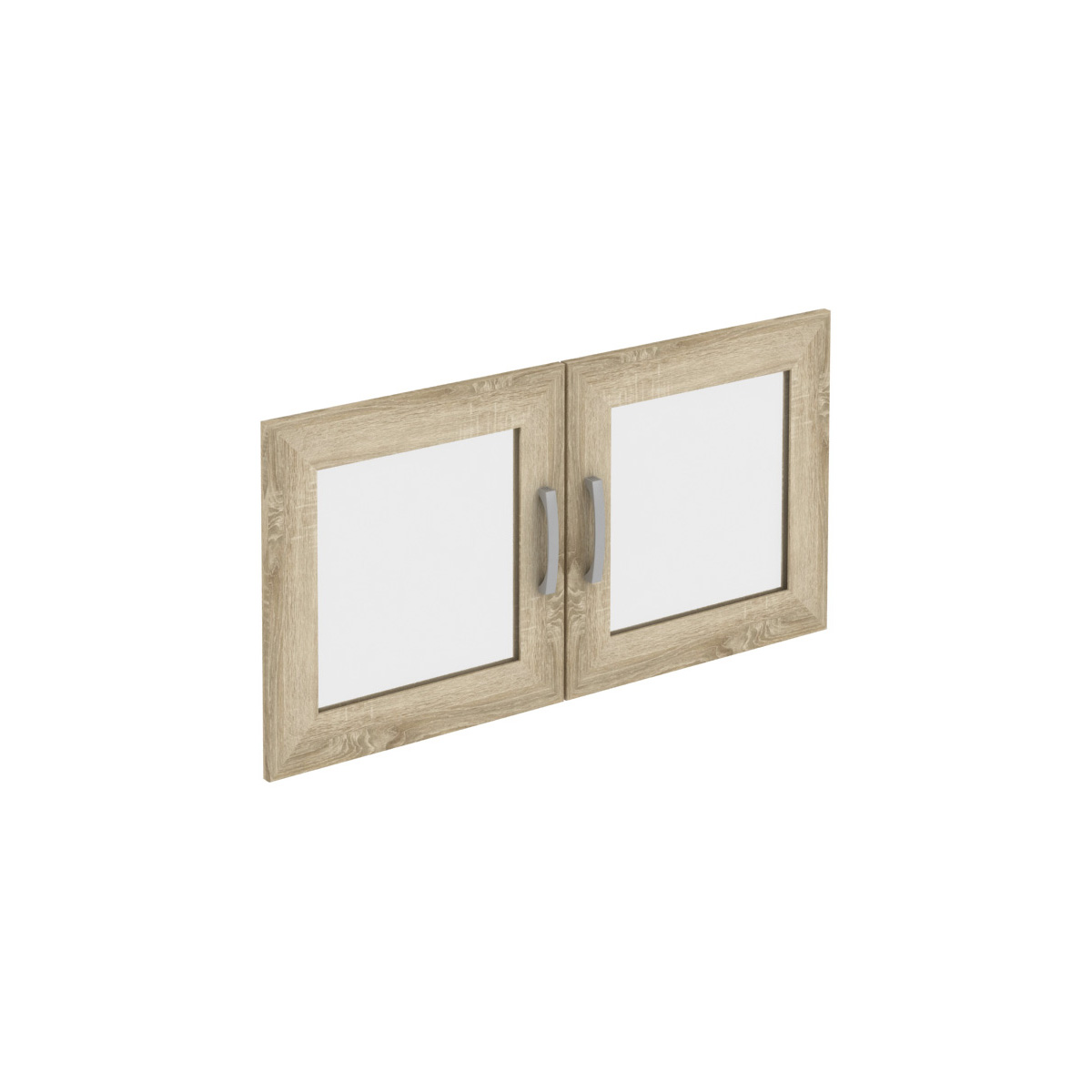Д911.02 (2 шт.) дверь вставка стекло (444x444x18) 